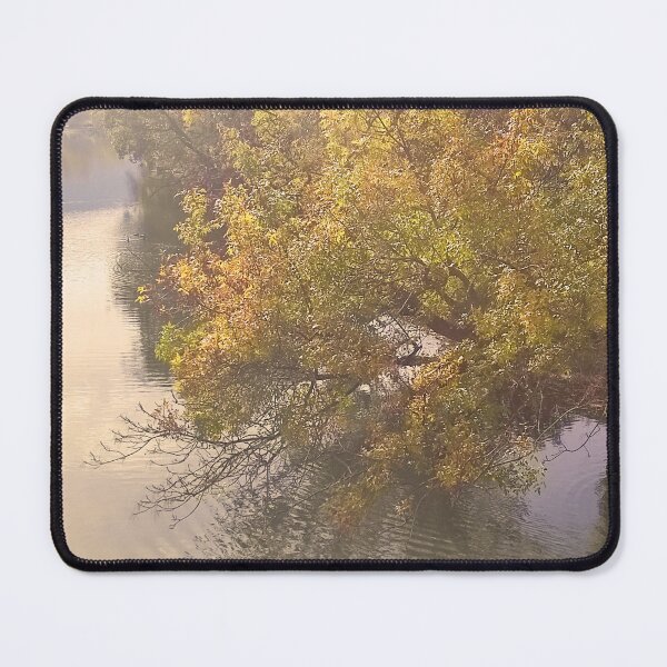 Item preview, Silent Autumn – River in the Mist- River in the Fog designed and sold by branaghbel.