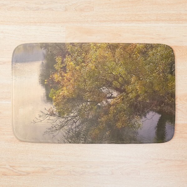 Item preview, Silent Autumn – River in the Mist- River in the Fog designed and sold by branaghbel.