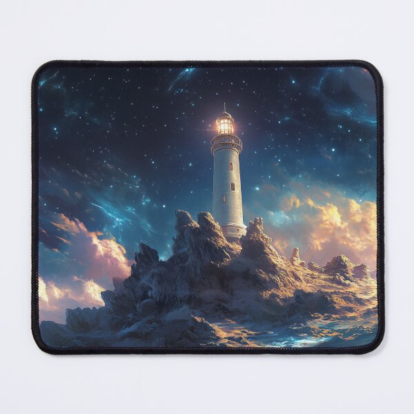 Item preview, Celestial Lighthouse – Beacon of Light Beneath Alien Skies designed and sold by GenXSchematic.