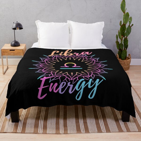 Item preview, Libra Energy Lotus Zodiac Print designed and sold by HAHA Tees & Things.