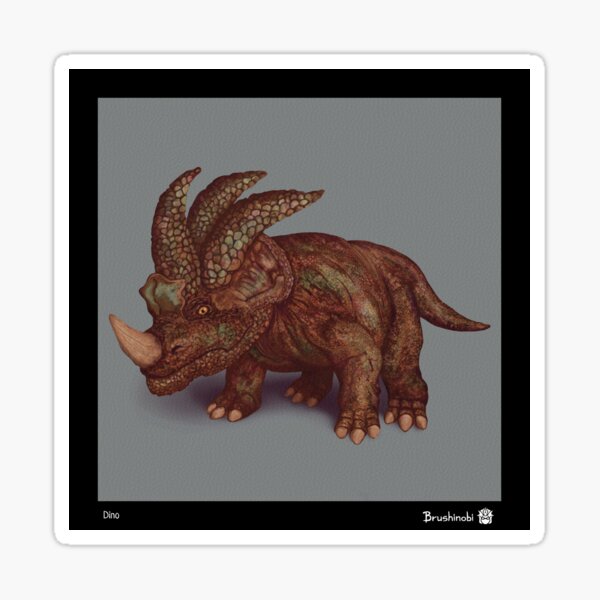 Item preview, Dino – Fantasy Dinosaur with Glass-Scaled Skull Appendages designed and sold by Brushinobi.