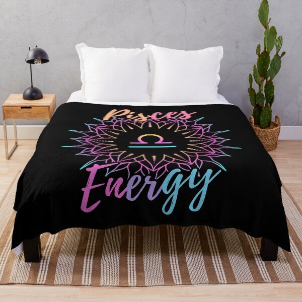 Item preview, Pisces Energy Lotus Zodiac Symbol designed and sold by HAHA Tees & Things.