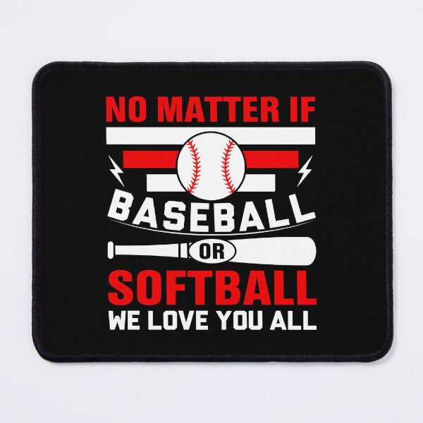 Item preview, Baseball or Softball Retro Sport Art designed and sold by Back2Collage.