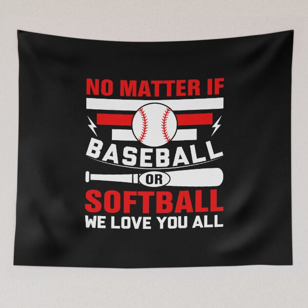 Item preview, Baseball or Softball Retro  Sport Art designed and sold by Back2Collage.