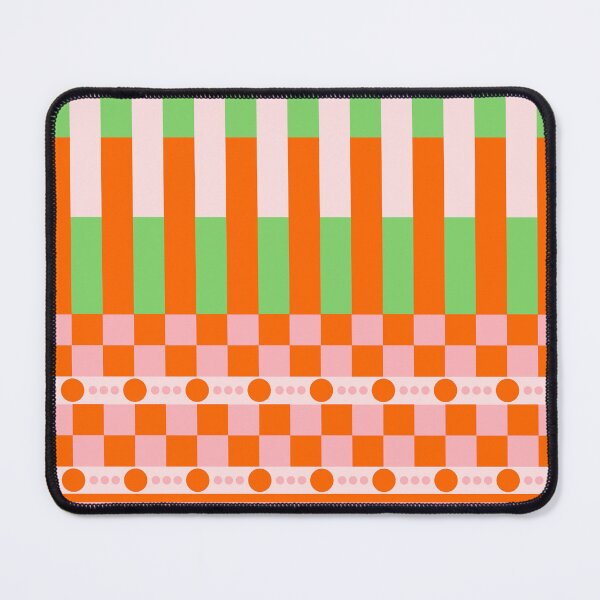 Item preview, 70s Pop Art Geometric Pink Orange Lime Seamless Repeat designed and sold by Sharon Schwalbe.