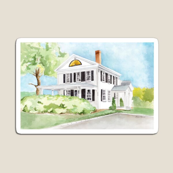 Item preview,  Nickerson House (Historical House) designed and sold by Coastal Watercolors by Laura.