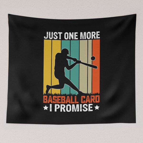 Item preview, Just one more baseball Card Baseball Retro Sport Art designed and sold by Back2Collage.