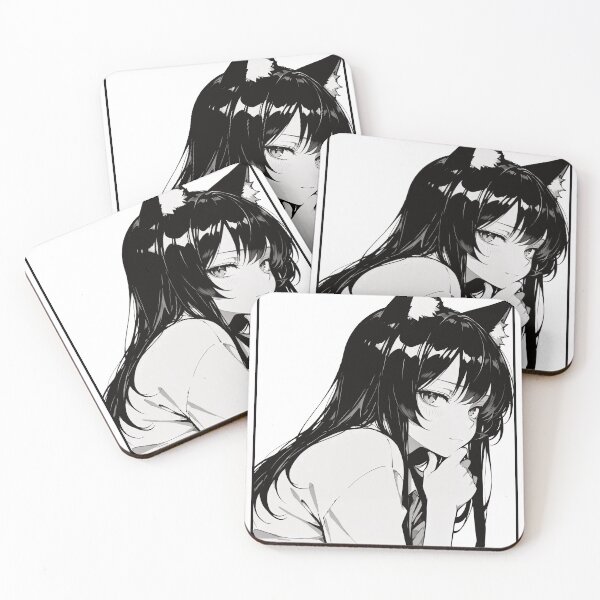 Item preview, Neko Anime Girl Design designed and sold by Hyperfantasy Designs.