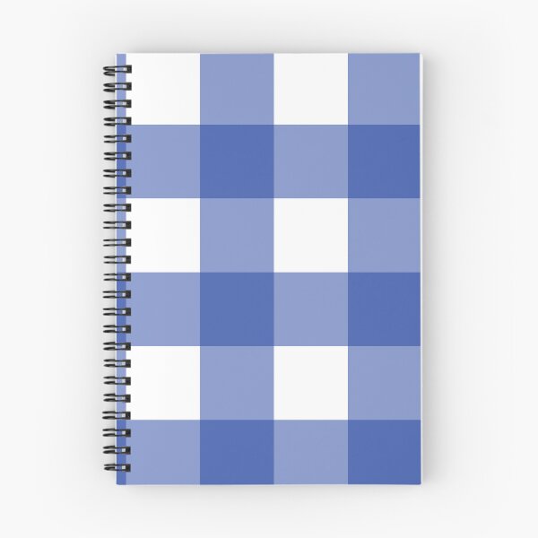 Item preview, Gingham 10 blue designed and sold by ThreadBorne.