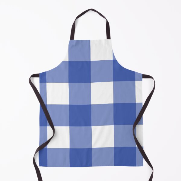 Item preview, Gingham 10 blue designed and sold by ThreadBorne.
