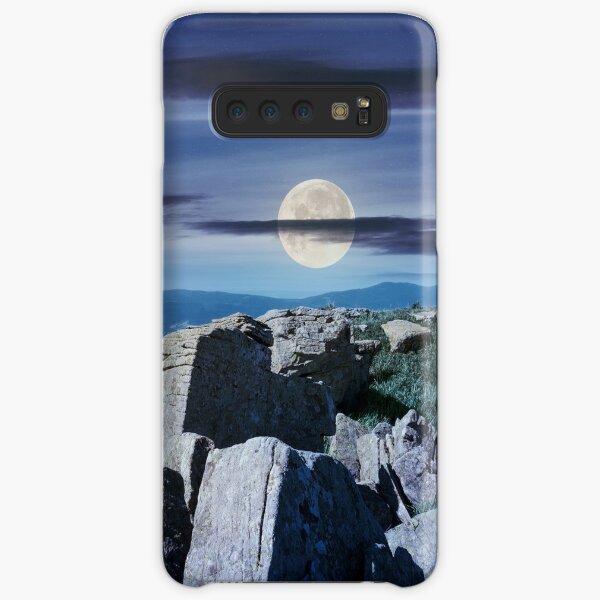 time change over the panorama of Runa mountain Samsung Galaxy Snap Case