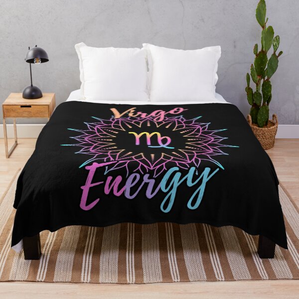 Item preview, Virgo Energy Lotus Zodiac Symbol designed and sold by HAHA Tees & Things.