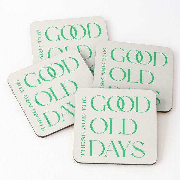 Item preview, These Are The Good Old Days - Minimalist Inspirational Quote Design designed and sold by Stickers by @molllyclare.
