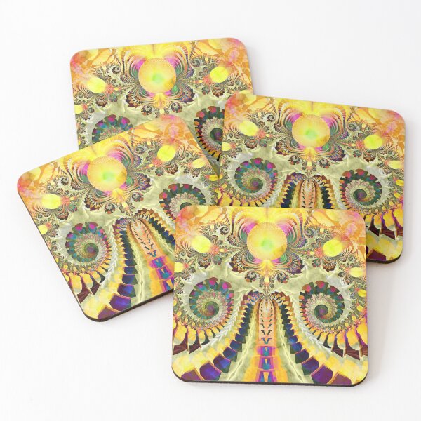 Item preview, Golden Mandala: A Sunlit Fractal Dream designed and sold by bloorose.