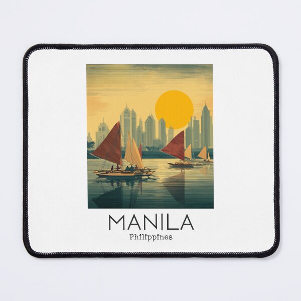 Item preview, A Vintage Illustration of Manila - Philippines  designed and sold by GoodOldVintage.
