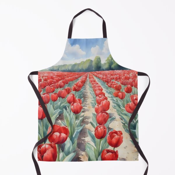 Item preview, Sea of Red: Tulip Farm Bloom designed and sold by HeartfulBloom.