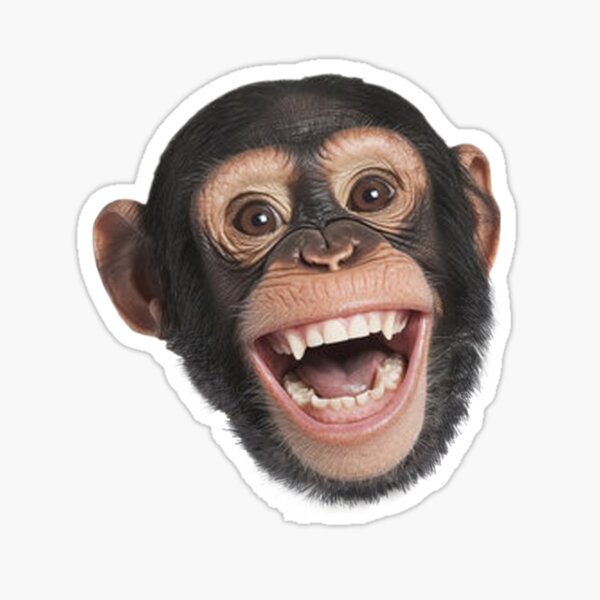 Item preview, Chimp Face designed and sold by The Martian Creations.