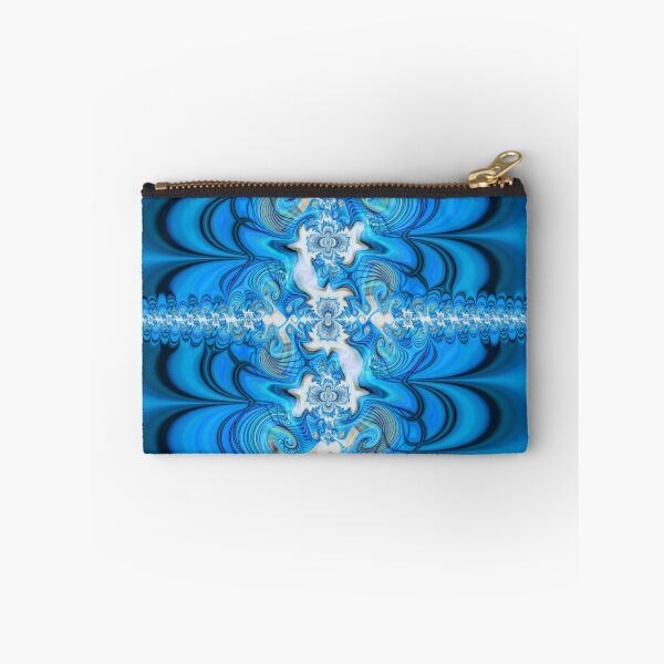 Item preview, Azure Cascade: A Frozen Fractal Flow designed and sold by bloorose.