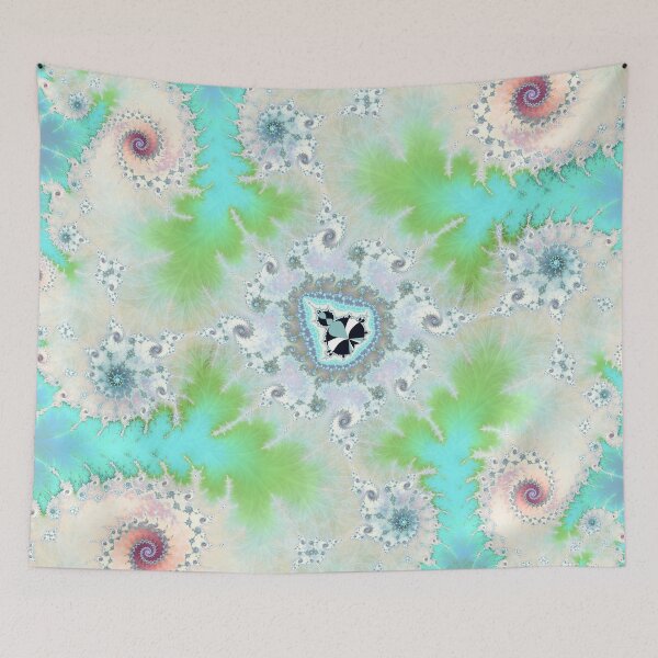Item preview, Ethereal Bloom: A Pastel Fractal Garden designed and sold by bloorose.