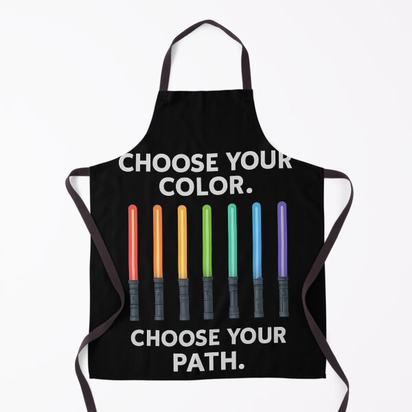Item preview, Choose Your Color. Choose Your Path. – Lightsaber Quote Sticker | Minimal Nerd Cool designed and sold by WAUZ.