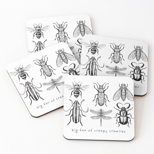 Item preview, big fan of creepy crawlies sketch art designed and sold by MulberryMarket.