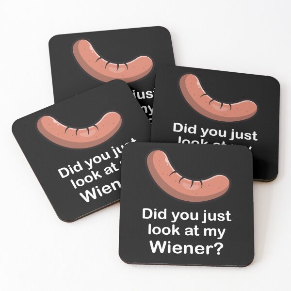Item preview, Did you look at my Wiener? Sausage joke (on dark colors) designed and sold by messy-nessie.