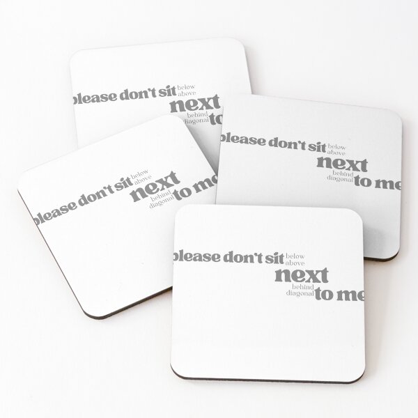 Item preview, Please Don't Sit Next to Me! designed and sold by dana__2.