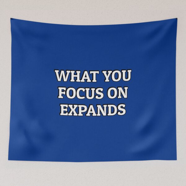 Item preview, Focus quotes - what you focus on expands - Buddhism designed and sold by Inspirationmotivation.
