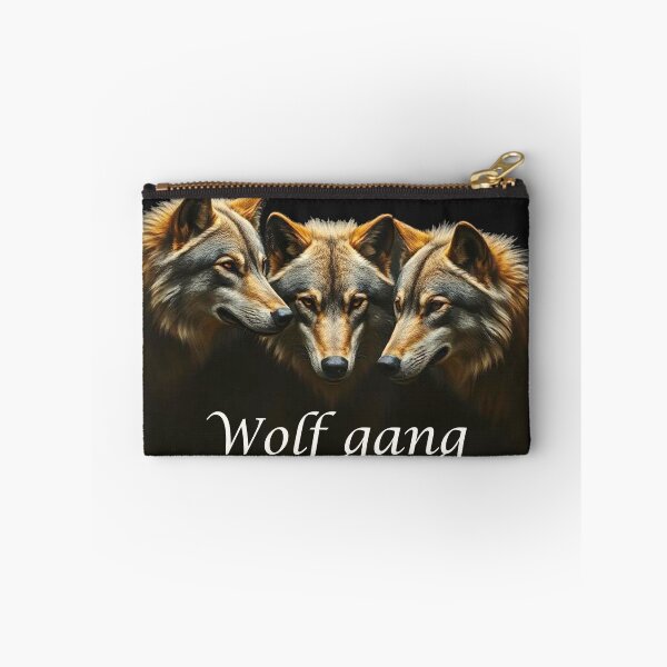 Item preview, Fun Wolf gang Pun Wolves in a Gang quote or saying designed and sold by countrymouse.