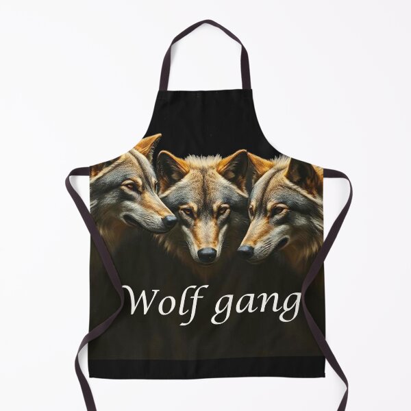 Item preview, Fun Wolf gang Pun Wolves in a Gang quote or saying designed and sold by countrymouse.