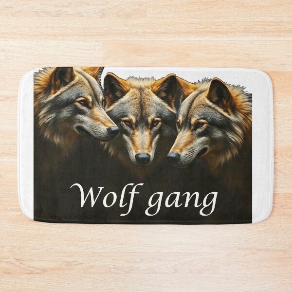 Item preview, Fun Wolf gang Pun Wolves in a Gang quote or saying designed and sold by countrymouse.