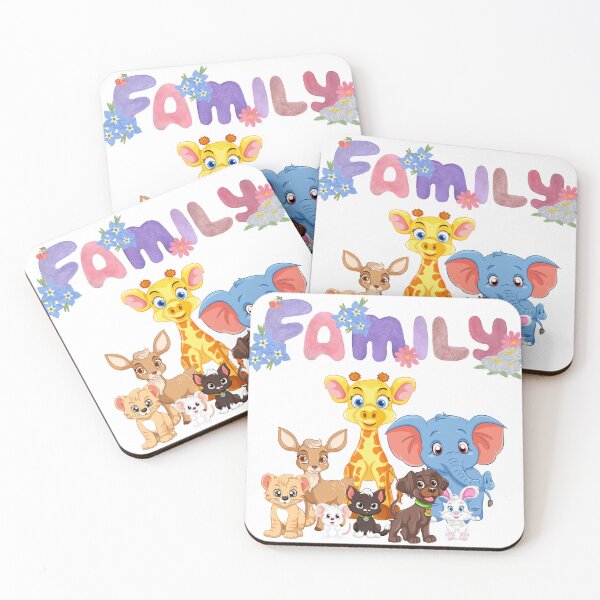 Item preview, Family by animals. designed and sold by Chawineiei.