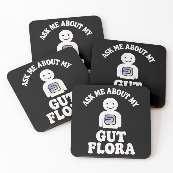 Item preview, Ask Me About My Gut Flora - strong gut designed and sold by SubtleSplit.