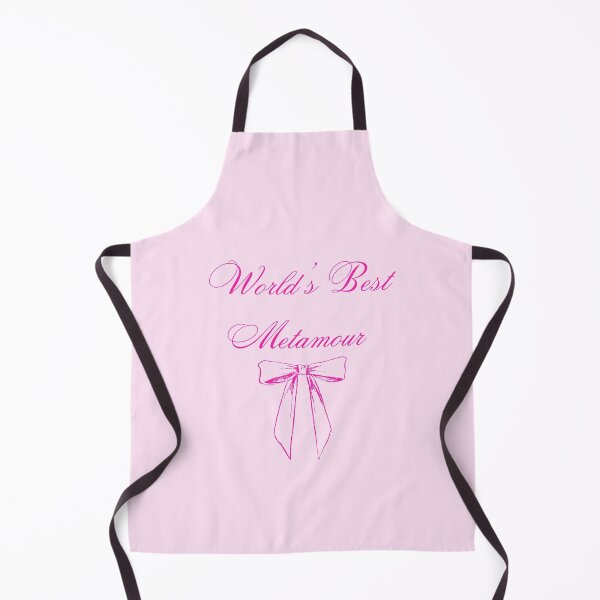Item preview, World's Best Metamour - Pink Cursive with Bow  designed and sold by AngelicAdornments.