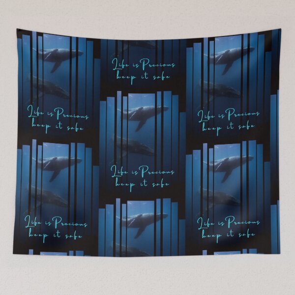 Item preview, Whales-Life is Precious designed and sold by joztees.