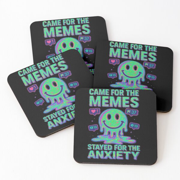 Item preview, CAME FOR THE MEMES, STAYED FOR THE ANXIETY designed and sold by Xymera.
