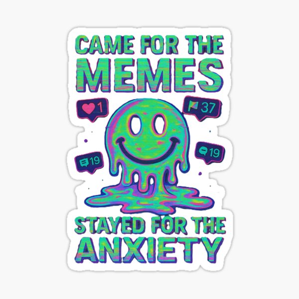 Artikel-Vorschau von GEKOMMEN WEGEN DER MEMES, GEBLIEBEN WEGEN DER ANGST, designt und verkauft von Xymera.