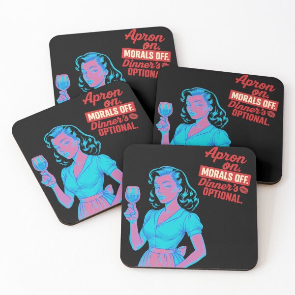 Item preview, Apron on. Morals Off. Dinner's Optional designed and sold by IndieQuill .