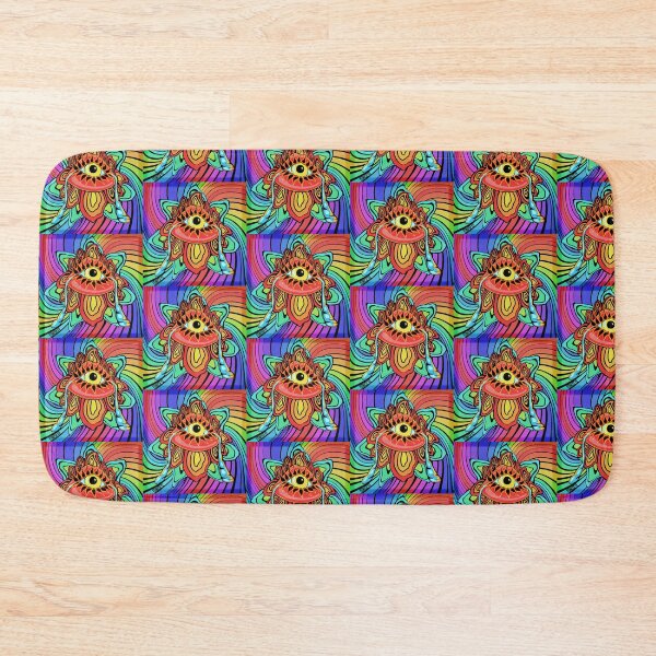 Item preview, Yoni Rainbow Flower Trip 6/6 (vibrant/bold background) | Yonis Eye | Frisoli designed and sold by Alexandria Frisoli.