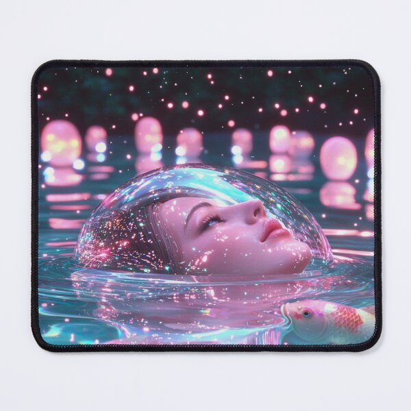 Item preview, Afloat in Stardust | Bubble Realm designed and sold by Cyber Garden Studio.