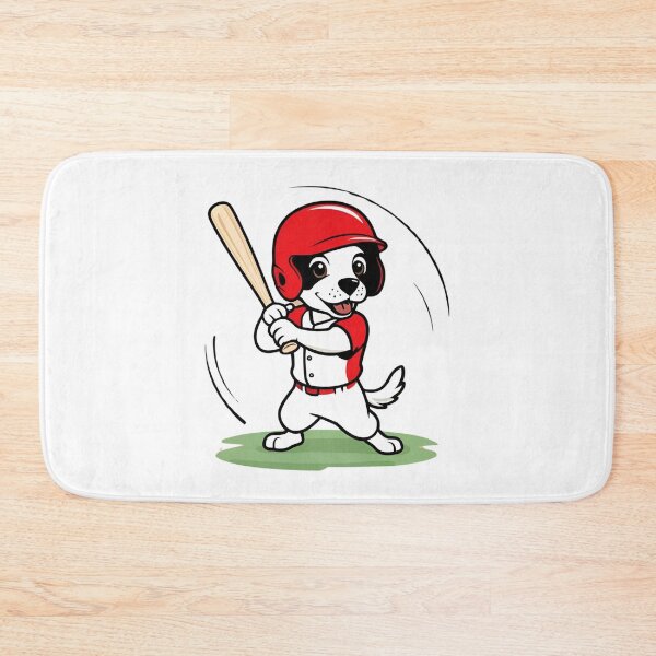 Item preview, Dog Playing Baseball designed and sold by Majestic Paws.