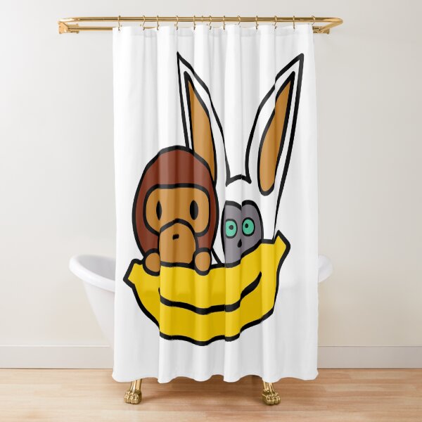Milo: eat, sleep, gym Shower Curtain