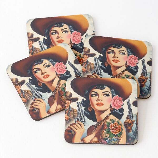 Item preview, Wild West Girl designed and sold by PulpVintage.