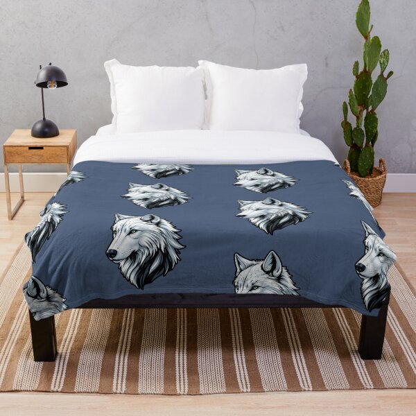 Item preview, White Wild Wolf - Arctic Alpha (she/her) designed and sold by Limitry.