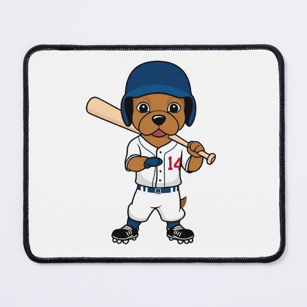 Item preview, Dog Playing Baseball designed and sold by Majestic Paws.