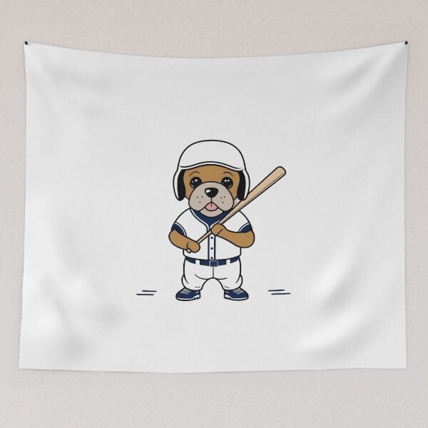 Item preview, Dog Playing Baseball designed and sold by Majestic Paws.