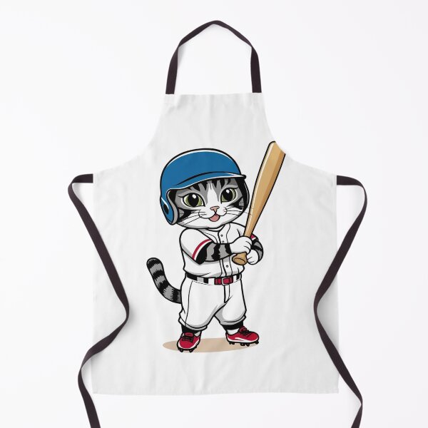 Item preview, Cat Playing Baseball designed and sold by Majestic Paws.