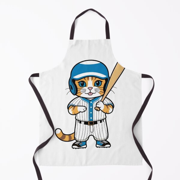 Item preview, Cat Playing Baseball designed and sold by Majestic Paws.