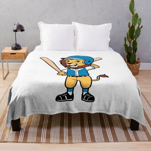 Item preview, Lion Playing Baseball designed and sold by Majestic Paws.
