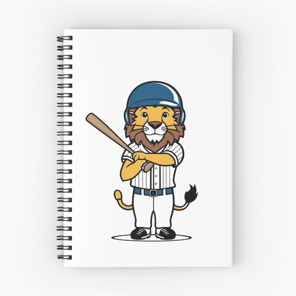 Item preview, Lion Playing Baseball designed and sold by Majestic Paws.